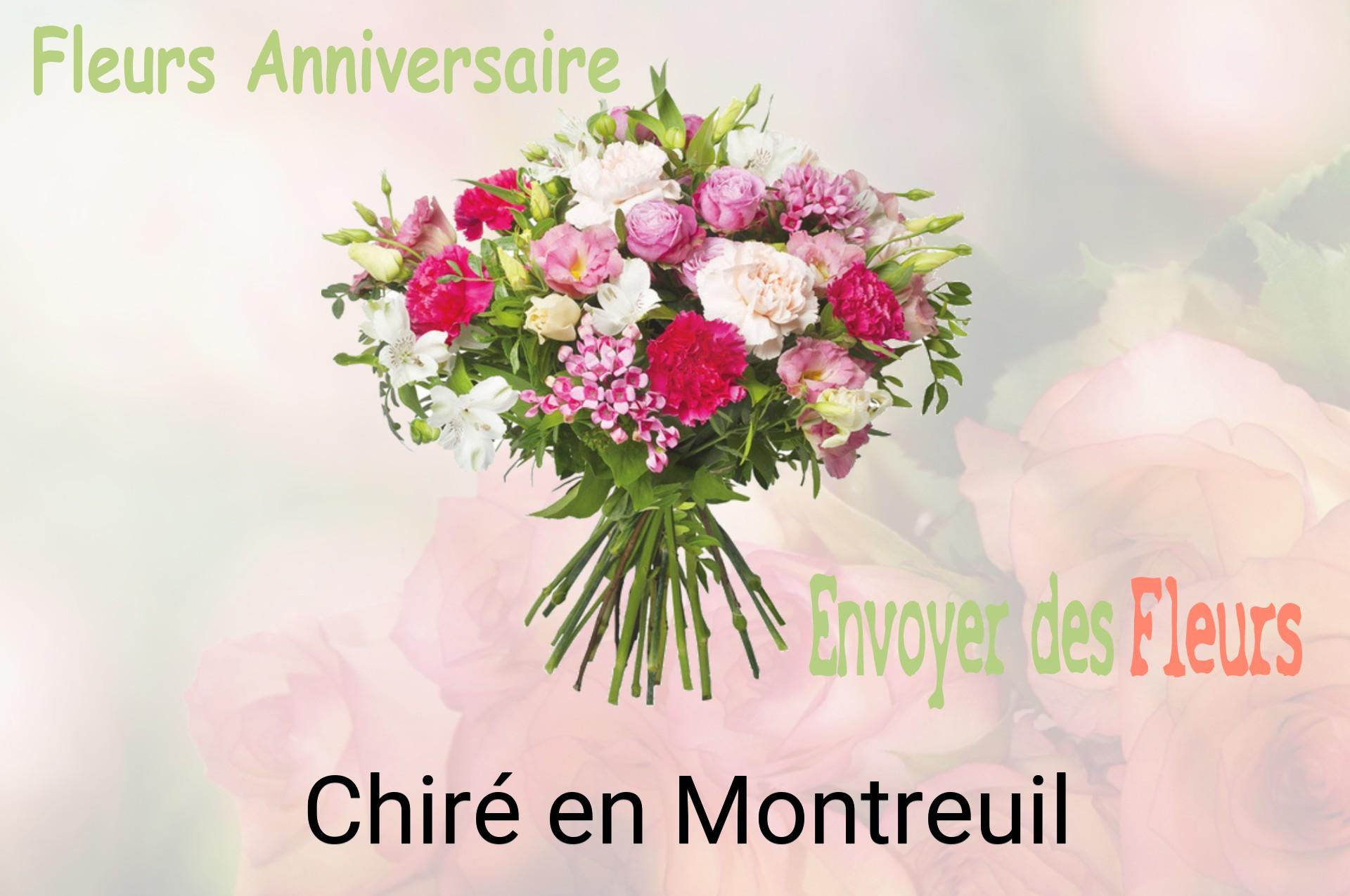 Bouquet de fleurs d’anniversaire livré à Chiré-en-Montreuil
